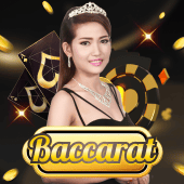 Baccarat table game icon artwork