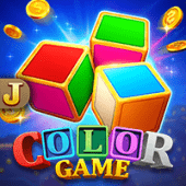 Color Game dice and colour wheel game icon artwork