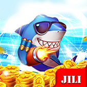 Jackpot Fishing game icon artwork with golden fish