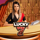 Lucky 7 dice game icon artwork